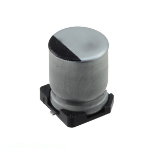 Condensador SMD de Aluminio de Montaje Superficial de 22 uF 63SEV22M8X10.5, 22UF 20% 63V, Canal del Fabricante - Product Image 1