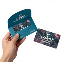 Porta Tarjetas de Hotel/Habitación Personalizado, Impresión Offset, Funda para Tarjetas de Visita, Funda Tipo Sobre con Impresión, Reciclable
