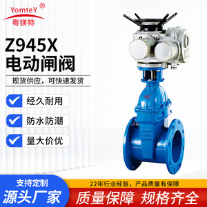 Guangdong Magnesium Special Z945X Electric Gate Valve Single Gate Flange Hard Seal High Pressure Water Steam Valve - Product Image 5