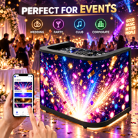 Écran LED P2.5 à six sections pour cabine DJ, panneau d'affichage pliable pour location de scène de club et événements