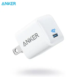 ANKER 511 chargeur Nano PD Charge rapide 20W tête de Charge Compatible 18W pour iPhone 14/13/12 /11pro/SE2/Xs/XR/8 prise Xiaomi/iPad