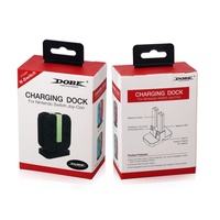 Support de charge en plastique HYT JOYCon à 4 ports pour manettes Joy-Con