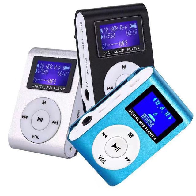 Metal Mini FM Clip MP3 Player FM MP3 Player With TF Card Slot