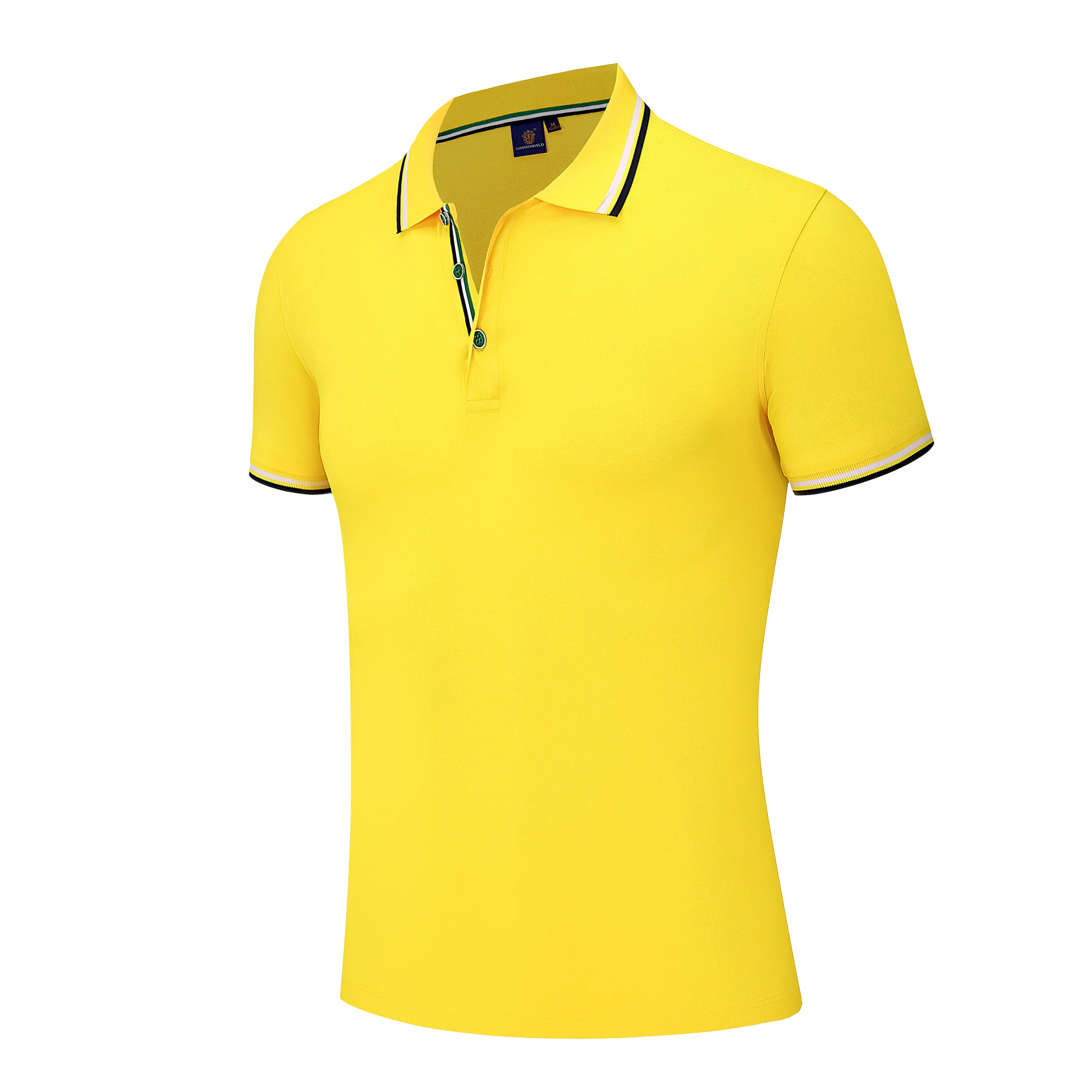 2023 Lidong Großhandel Sommer Design Seide Baumwolle Plain Casual bedrucktes Polo Herren Golf Polo T-Shirts für Männer