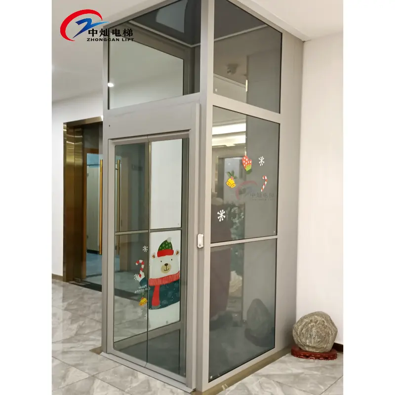 CE Residential lift traction drive elevator outdoor/indoor passenger elevator with good price