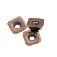Plaquette de fraisage à face indexable en carbure de tungstène revêtue PVD ACME R245-12T3E-ML, outil de fraisage pour tour CNC, forme carrée, OEM