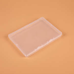 Plastic Storage <b>Box</b> Rectangle A4 Size Covered Jewelry Card Organizer Cross Border Ecommerce Use - Product Image 4