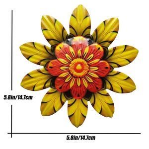 Fer Artisanat Métal Fleur <span class=keywords><strong>D</strong></span>écorations Murales <span class=keywords><strong>D</strong></span>'<span class=keywords><strong>été</strong></span> Fleur Sculpture Art Artisanat pour La Maison Salle De Bains <span class=keywords><strong>Cuisine</strong></span> Chambre Salon Jardin - Product Image 2