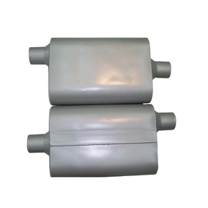 Phổ phù hợp với aluminized silencer exhaust muffler <span class=keywords><strong>flowmaster</strong></span> 4inch & 9inch hình bầu dục 409 Ống thép không gỉ 63mm đầu vào cho tất cả các xe ô tô - Product Image 1