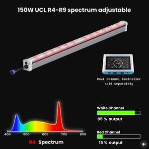 150 wát <span class=keywords><strong>LED</strong></span> phát triển đèn cho Nhà máy trong nhà phát triển R4-R9 có thể điều chỉnh spectru IP65 cho dưới tán <span class=keywords><strong>LED</strong></span> - Product Image 3