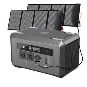 1200W 2200W Power Station Lifepo4 Solar Generator 230V Eu Stekker Draagbare Power Station Voor Noodgevallen Buitenshuis