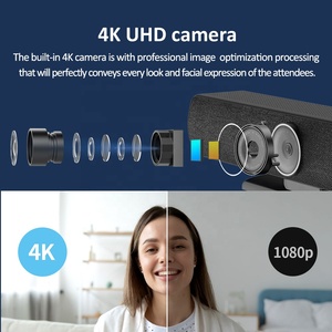 ซาวด์บาร์วิดีโอ HD รุ่นใหม่ระดับ4K พร้อมระบบลดเสียงรบกวนด้วยใบหน้าที่ออกแบบมาสำหรับความร่วมมือในห้องขนาดกลาง - Product Image 3