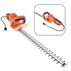 Vertak poignée rotative 610mm longueur de coupe taille-haie électrique 650W lame puissante coupe-brousse de jardin