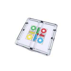 Bàn chơi mạt chược mini hiện đại, gấp gọn nhẹ, hợp kim nhôm, 4 người chơi, di động, sử dụng ngoài trời và trong nhà - Product Image 4