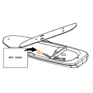 Batterie lithium-ion 30A 50A certifiée CE pour bateaux, application batterie liquide - Product Image 2