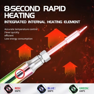 Convenient USB Soldering Iron with <strong>LED</strong> <strong>Battery</strong> Displays Three Adjustable Voltage Levels Connector - Product Image 2