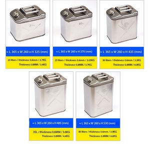 Bán Hàng Nóng Xăng Thùng <span class=keywords><strong>20</strong></span> Lít Xách Tay Diesel Ấm Đun Nước Xe Sắt Bình Nhiên Liệu - Product Image 3