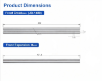 Poutre transversale avant en aluminium 6063 de haute qualité CPCI PXI VPX pour composants électroniques