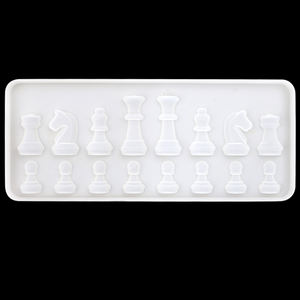 1081 फैक्टरी स्टॉक 16 गुहा शतरंज मोल्ड उपकरण पाक चॉकलेट रचनात्मक गोंद छोड़ने मोल्ड resina moldes silicona - Product Image 3