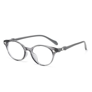 SPOEN <b>Eyeglasses</b> <b>Frames</b> Round Full Rim Lightweight Anti Blue Light Unisex Fashionable Spectacles For Daily Wear - Product Image 5