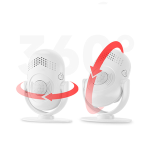 Reloj despertador con sensor de movimiento tipo dividido para grabación y transmisión, con función de bienvenida y advertencia antirrobo - Product Image 4