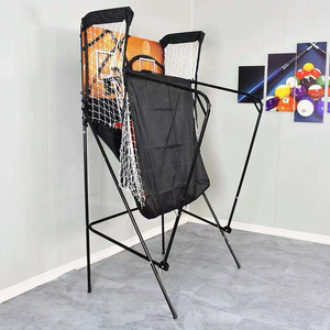 Macchina da <span class=keywords><strong>basket</strong></span> elettronica pieghevole da interno <span class=keywords><strong>di</strong></span> alta qualità per 2 giocatori con tabellone segnapunti digitale - Product Image 2