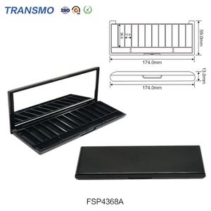 Paleta de Sombras de Ojos Vacía Cuadrada Personalizada de Fabricante de Lujo con Espejo, Muestras Gratis al por Mayor, 12 Colores - Product Image 2