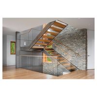 Étagère à livres en bois compacte et durable, combinaison d'échelle et d'escalier, échelle roulante moderne pour l'intérieur, appartement, hôtel