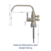SS304 keran ionizer stainless steel, keran pemurni air, Aksesori dapur rumah tangga, keran ionizer air alkali