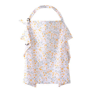 Couverture d'allaitement professionnelle en mousseline de coton 100% doux pour l'allaitement respirant large arc décolleté soins infirmiers alimentation en plein air - Product Image 3