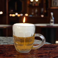Kreatives Design Bier förmige Gel wachs kerze Neues Design für einzigartiges Geschenk Hergestellt von Professional Company