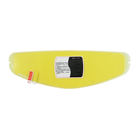 Film anti-buée pour visière de demi-casque GSB263 (28 cm), lentille transparente, inserts de visière à clipser, autocollant étanche, durable