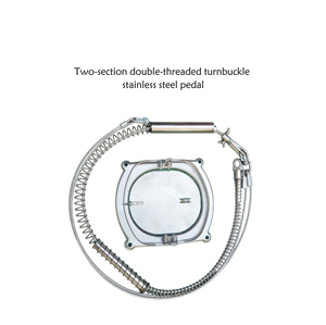 <span class=keywords><strong>Trampa</strong></span> para Jabalíes de Acero Inoxidable de 4mm con Pedal y Tuerca de Repuesto Sólida, Más Resistente, para Control de Plagas y Enfermedades - Product Image 2