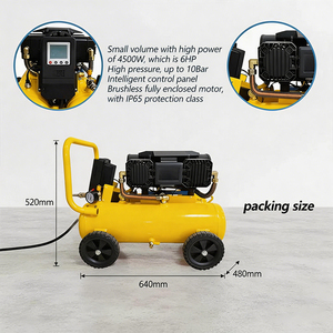 Compresseur d'air industriel portable 2000-28000 tr/min 4200W, moteur silencieux sans huile, réduction du bruit, compresseur électrique refroidi pour applications industrielles - Product Image 5