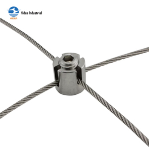 Colliers de serrage croisés pour fils, clips de filet M10 à M16, en acier inoxydable 304 316, kit de fixation pour treillis mural en câble marin pour plantes grimpantes - Product Image 3