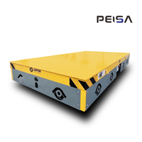 Carro de Transferencia Eléctrico AGV, Vehículo Guiado Automatizado, Carro Plano Operado por Batería para Transporte en Líneas de Producción Industrial
