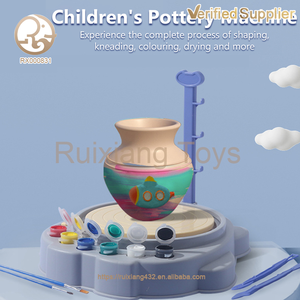 STEM Cognition DIY Malerei Kinder Spielzeug herstellungs maschine 3D pädagogische Ton keramik maschine für 2-4 5-7 Jahre altes Kunststoff material - Product Image 2