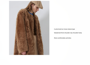 <span class=keywords><strong>Cappotto</strong></span> Casual da <span class=keywords><strong>donna</strong></span> in pelle <span class=keywords><strong>di</strong></span> <span class=keywords><strong>pelliccia</strong></span> girocollo importato <span class=keywords><strong>pelliccia</strong></span> Tuscan lunga inverno in vera lana alla moda <span class=keywords><strong>pelliccia</strong></span> invernale da <span class=keywords><strong>donna</strong></span> - Product Image 5