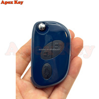 Boîtier de clé de voiture à distance à 3 boutons pour Maserati Gran Turismo Quattroporte, lame non taillée, remplacement de la coque de clé, noir ABS
