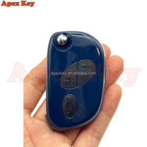 Carcasa de Llave de Coche con Control Remoto de 3 Botones para Maserati Gran Turismo Quattroporte, Llave de Repuesto con Hoja Sin Cortar, Carcasa Negra de ABS - Product Image 5