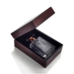 Embalagem de perfume personalizada de madeira, estilo antigo de alta qualidade, decorativo, caixa de madeira, embalagem personalizada