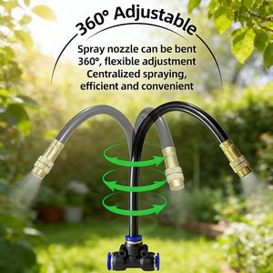 Kit d'arrosage universel par micro-pulvérisation 10M 1/2 pouce à connexion rapide en plastique, cuivre et PE, système d'irrigation automatique pour plantes de jardin - Product Image 3
