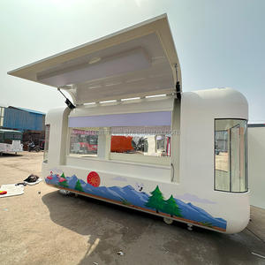 Remorque alimentaire Intelli Coffee avec équipement de cuisine complet, chariot BBQ, camion de vente mobile commercial sur roues pour snacks, hot-dogs et frites - Product Image 5