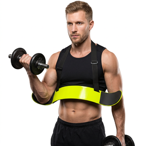 Brassard de musculation unisexe en néoprène grande taille pour l'entraînement physique, l'haltérophilie et la musculation - Équipement d'entraînement robuste antidérapant - Product Image 1