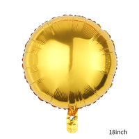 Fête 18 pouces plaque ballon Fiesta boule ronde feuille Globo hélium ballons Dorado De Metalizados Cotillones Para Fiestas