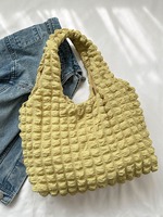 Sac à bandoulière décontracté pour femme, populaire, élégant, style nuage, à volants et effet bulle