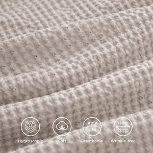 Parure <span class=keywords><strong>de</strong></span> lit bohème tuftée en microfibre gaufrée, taille double, 3 pièces, toutes saisons, housse <span class=keywords><strong>de</strong></span> <span class=keywords><strong>couette</strong></span> chic - Product Image 3