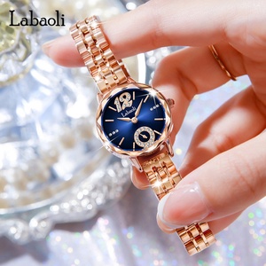 Montre pour femme, bracelet en acier inoxydable, design classique, OEM ODM, luxe, sport, affaires, petite, tendance, simple, aiguille - Product Image 6