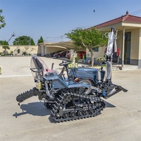 Motoculteur à chenilles diesel Euro 5 pour verger avec moteur à engrenages et roulement de pompe