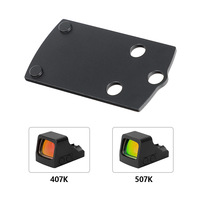 Plaque d'adaptation YSC Red Dot Sight pour 43X/48 MOS OSP 407k/507k Finition anodisée dure